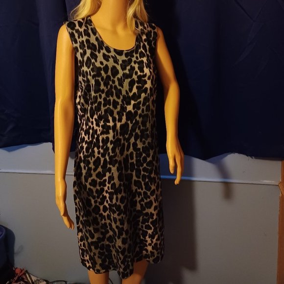Calvin Klein Animal print Stretchy Dress - XL - Picture 2 of 11